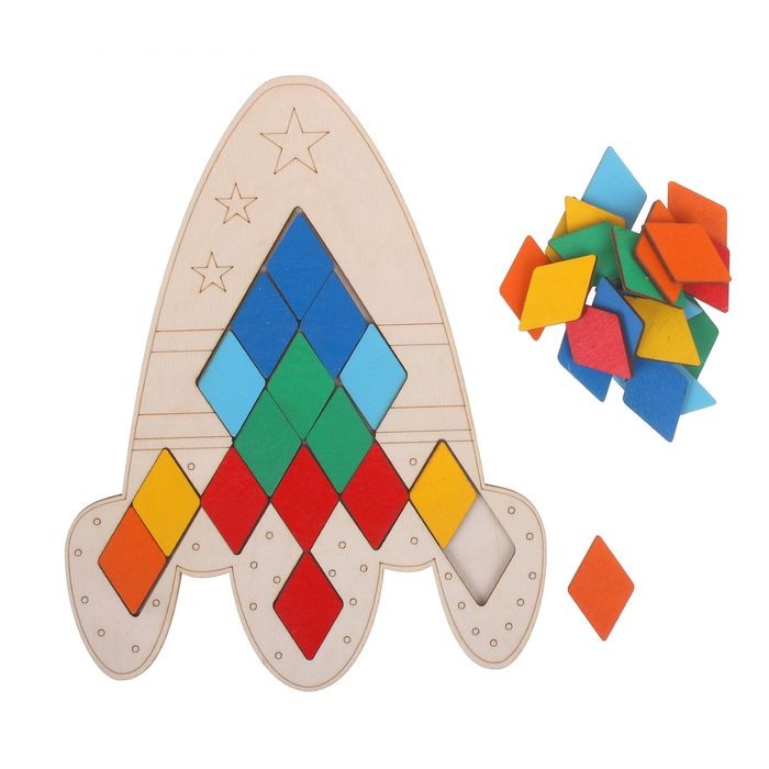 Игрушки Деревянные игрушки Smile Decor Артикул П018 в коробе: 25